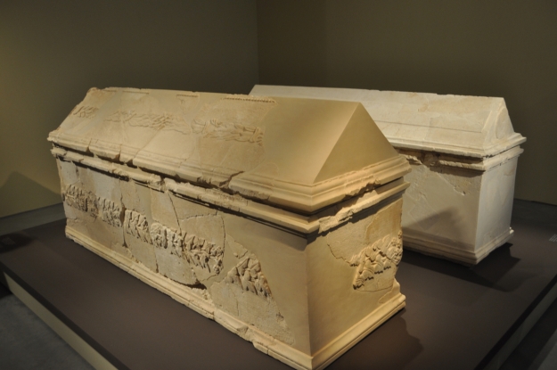 Two sarcophagi